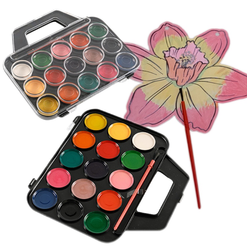 XV-Color Semi-arida Watercolor Set pro Art Studentes
