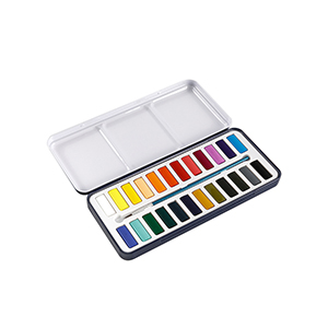 24 Colores solidi Watercolor