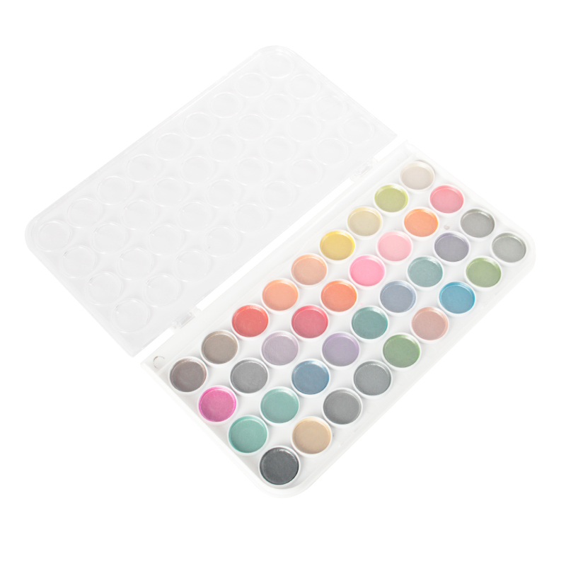 36 Metallic Watercolor Poena Set