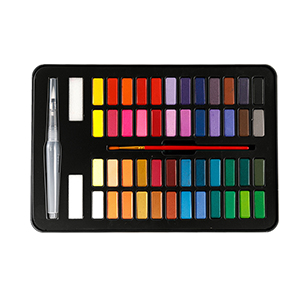 48 Colores Watercolor Set