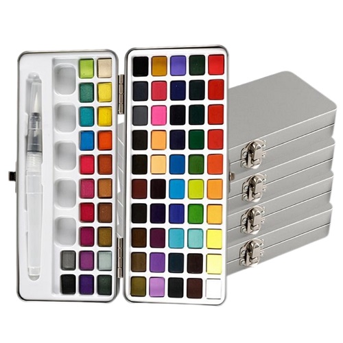 LXXII Colores Solidoris Watercolor Set Cum Metal Box