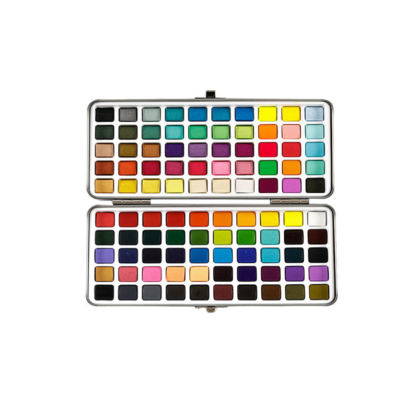 90Colors Firmus Watercolor Poena Pone Portable Metal Box