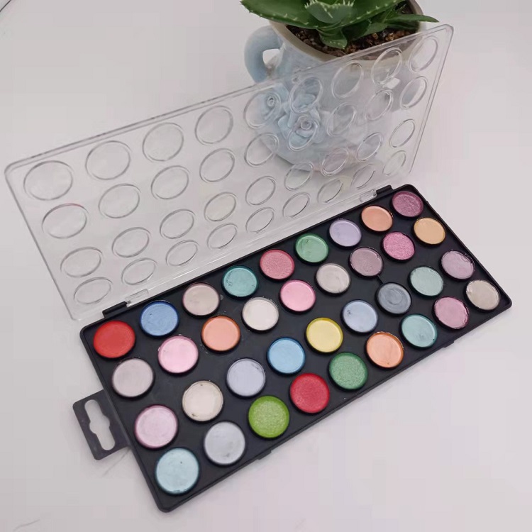 What is the price range for the 36 Color Set Sparkle Watercolor?