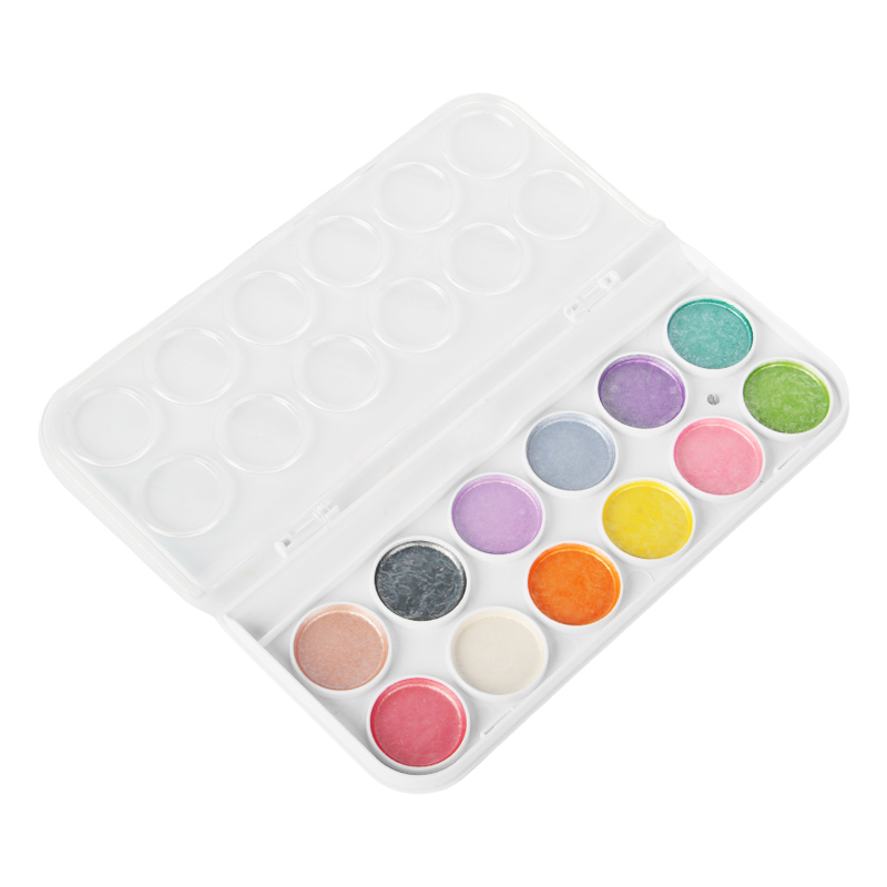 Watercolor Paint Metallic Set 12 Colores